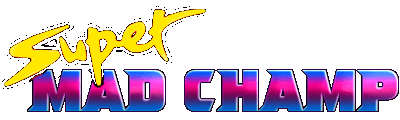 Super Mad Champ logo for Super Famicom